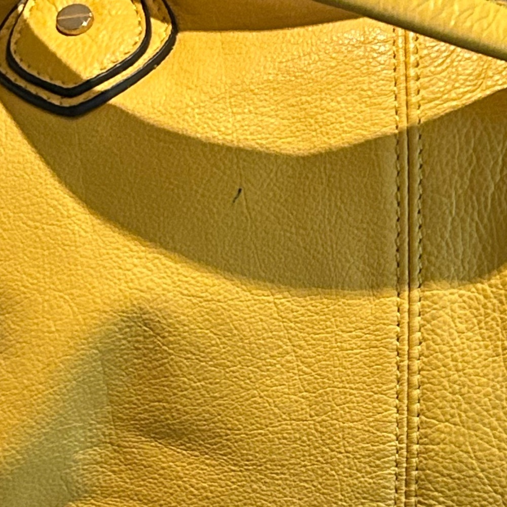 Yellow Leather Handbag - Picture 8 of 13